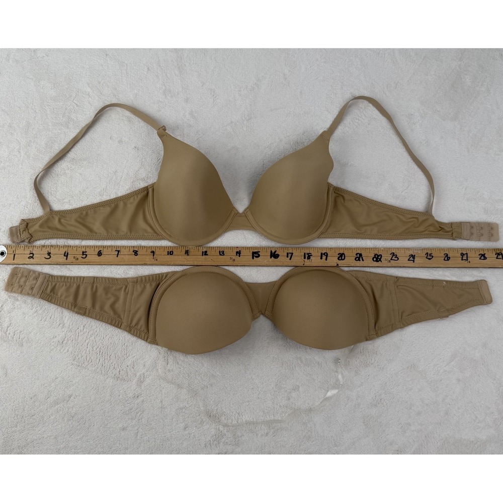 Maidenform 36 C Bra 0795‎ Beige Nude Adjustable Straps Women's Intimates Support